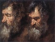 DYCK, Sir Anthony Van Studies of a Man s Head oil painting